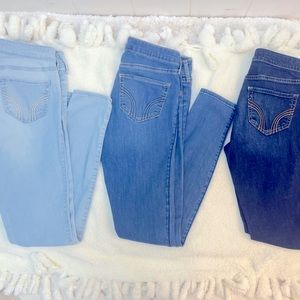 🛍️Bundle of 3 Hollister jeggings size 5🛍️